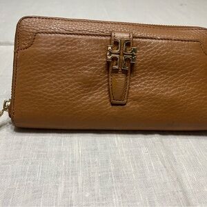 Tory Burch Tan Leather Wallet